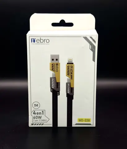 Cable 4 en 1 60W Nebro